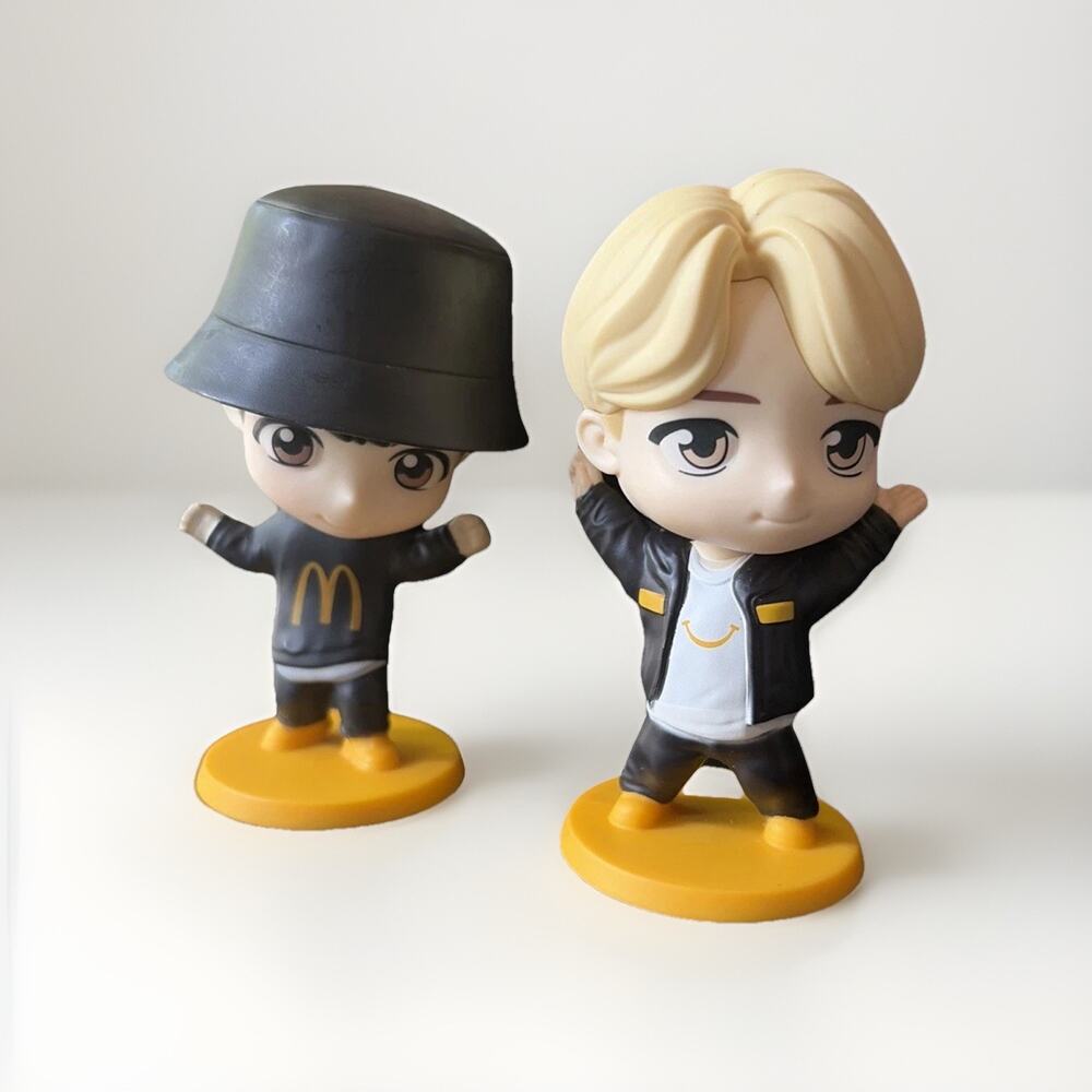 McDonald's TinyTan x BTS Figures Bundle (Jimin & Jungkook) 2025 Encore Edit